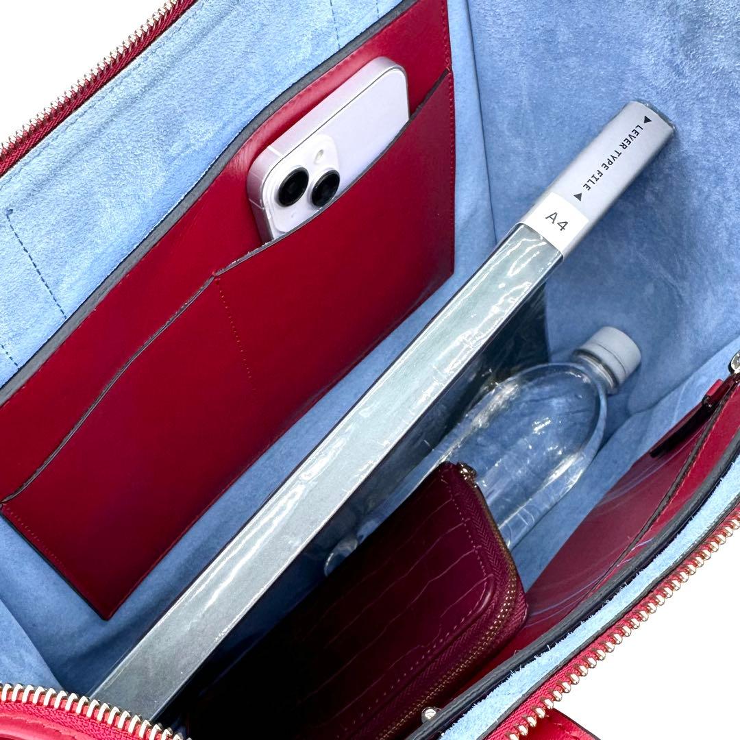 使用僅か✨スマイソン Hero レザー トートバッグ サイズ2way A4