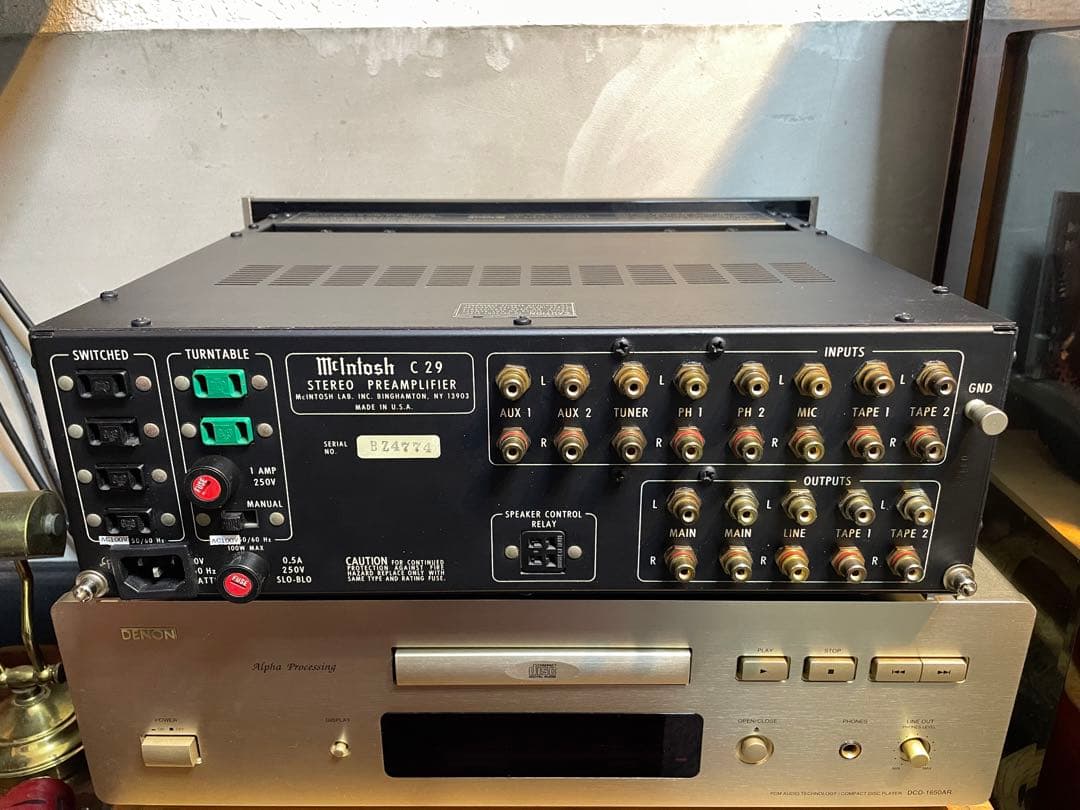 極美品 完動品 McIntosh C29 ステレオプリアンプ 本体