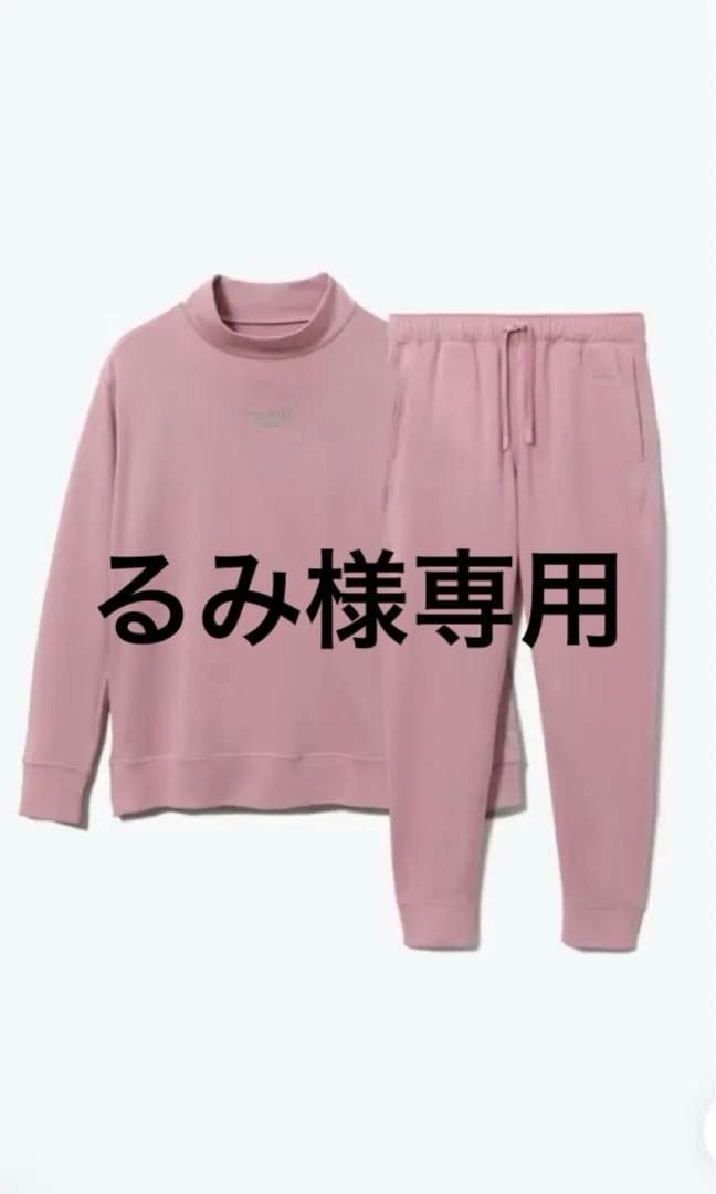 BAKUNE バクネ ウォームロングスリーブ モックネック ピンク M - メルカリ