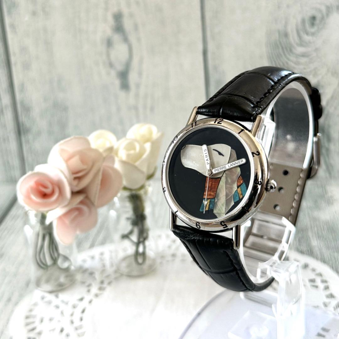 希少】Pierre Lannier ピエールラニエ 腕時計 犬 横顔 | Shop at