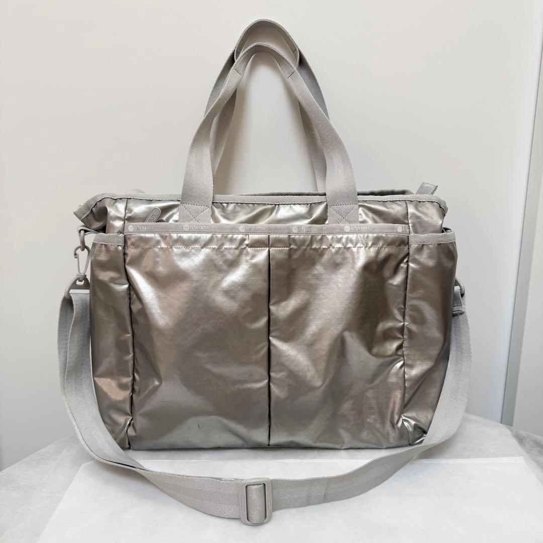 レスポートサック ひとりっぷ 2wayショルダーバッグ シルバー