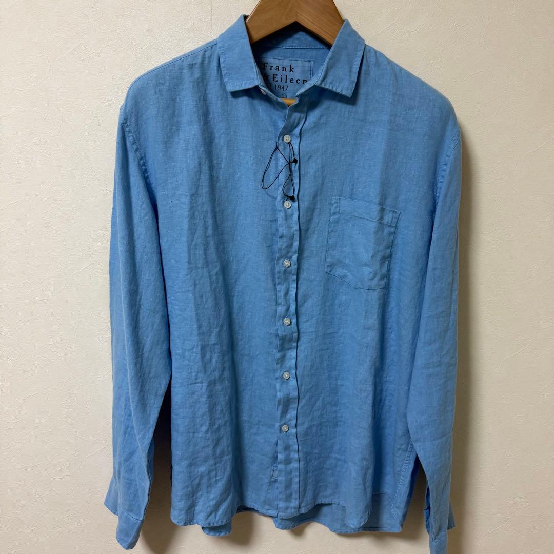 y*5様 Frank & Eileen フランク＆アイリーン リネンシャツ ブル 楽天市場】フランク&アイリーン リネンの通販