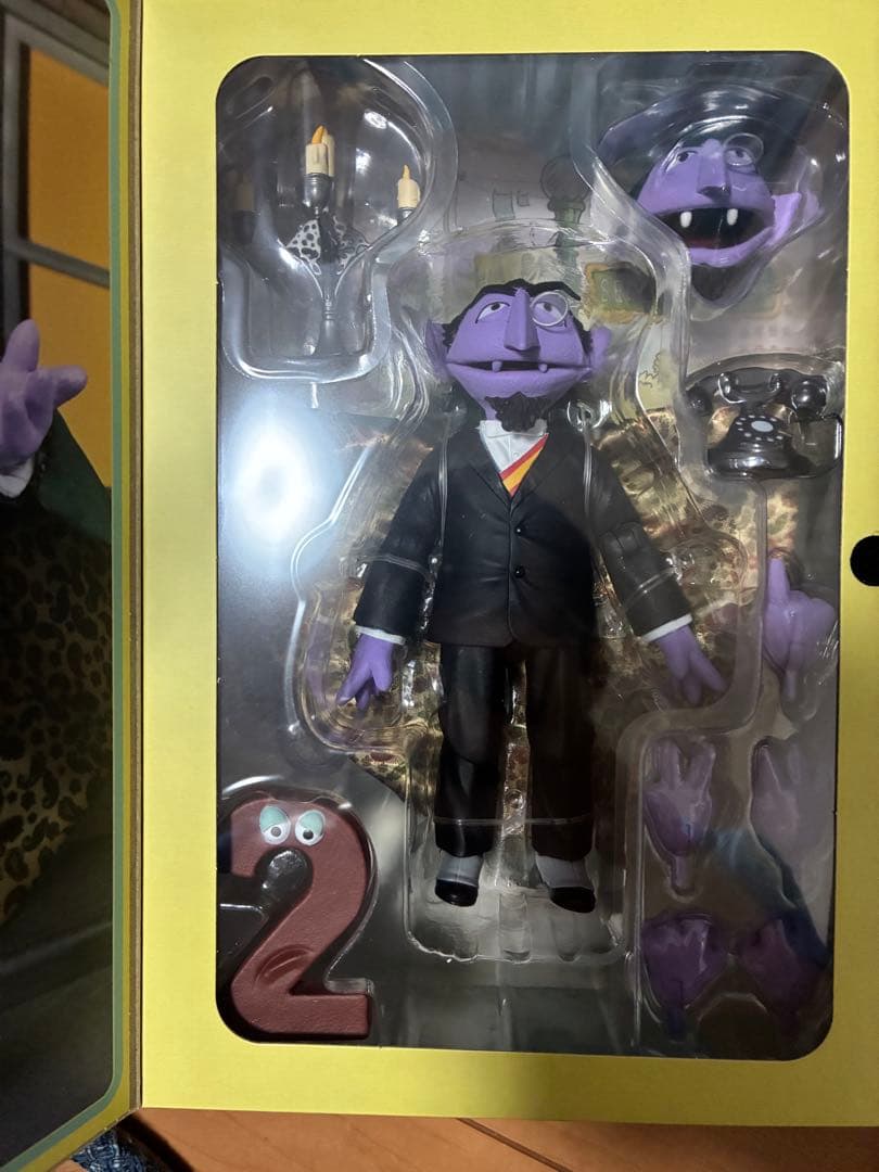 NECA セサミストリート アルティメット7インチアクションフィギュア3体