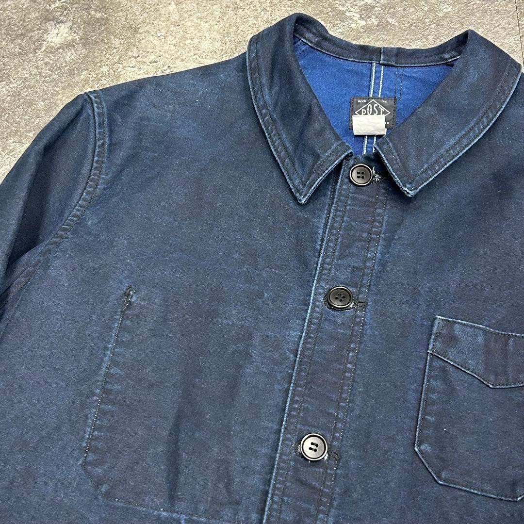 美品】ポストオーバーオールズ フレンチカバーオール Pos-Travail S