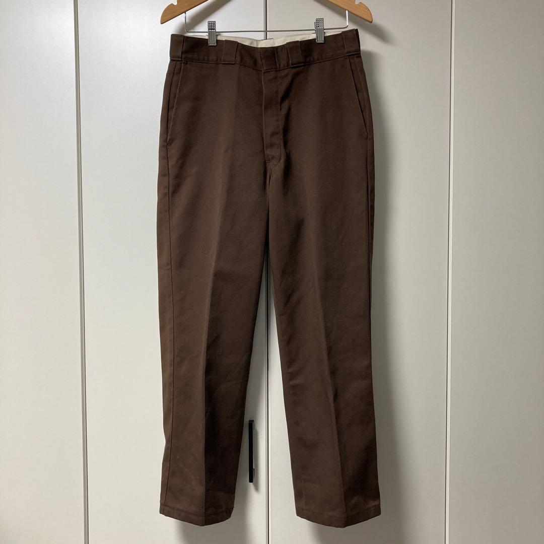 ⭐️90s⭐️ ディッキーズ 874ワークパンツ ダークブラウン - メルカリ