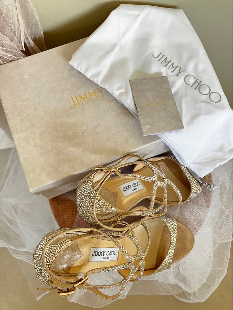 かお様専用⭐︎ 大幅値下げ中！ ジミーチュウ ブライダルシューズ 39