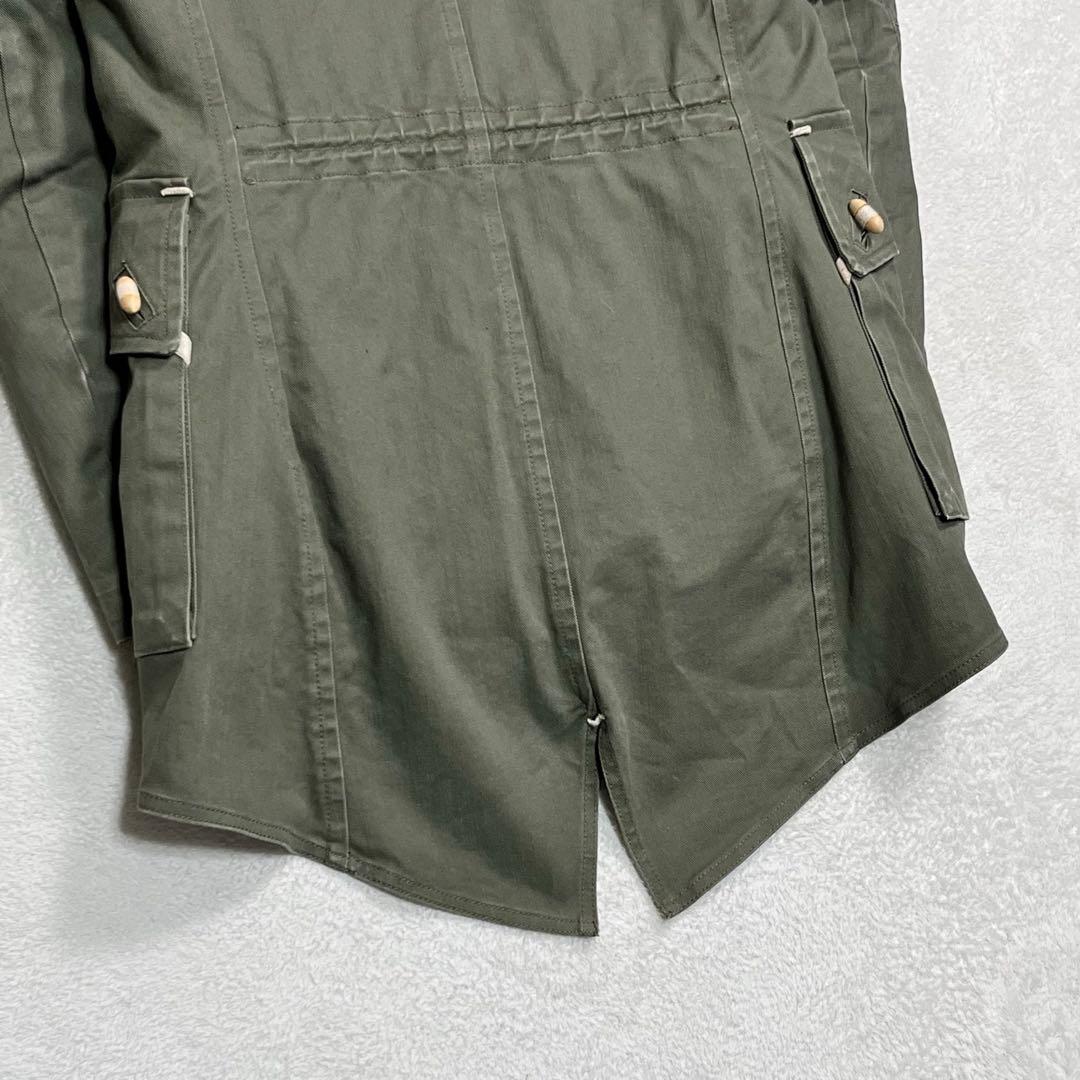 デンハム』スウェディッシュアーミーフィールドコート フード脱着