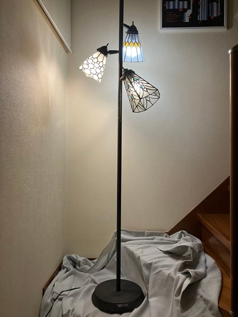 アートワークスタジオ フロアライト ステンドグラス 照明シェード