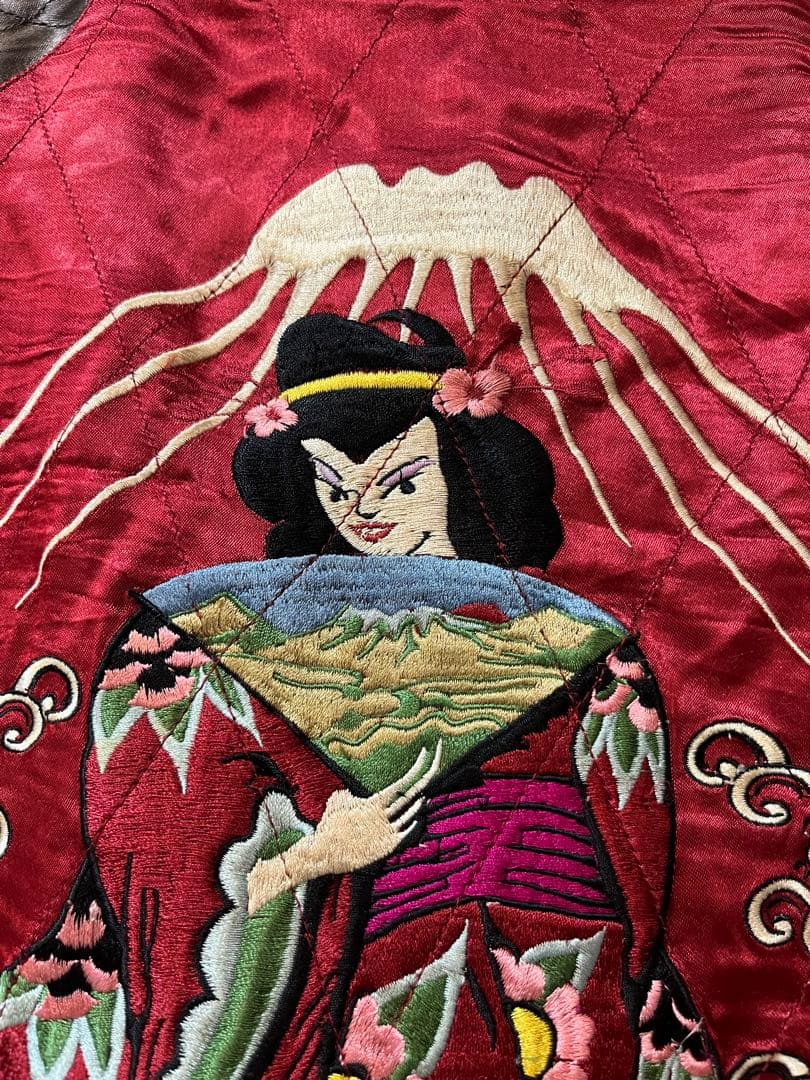 ゲリラ割り 希少 スカジャン スクリプト SCRIPT 芸者 花旅楽団 - メルカリ