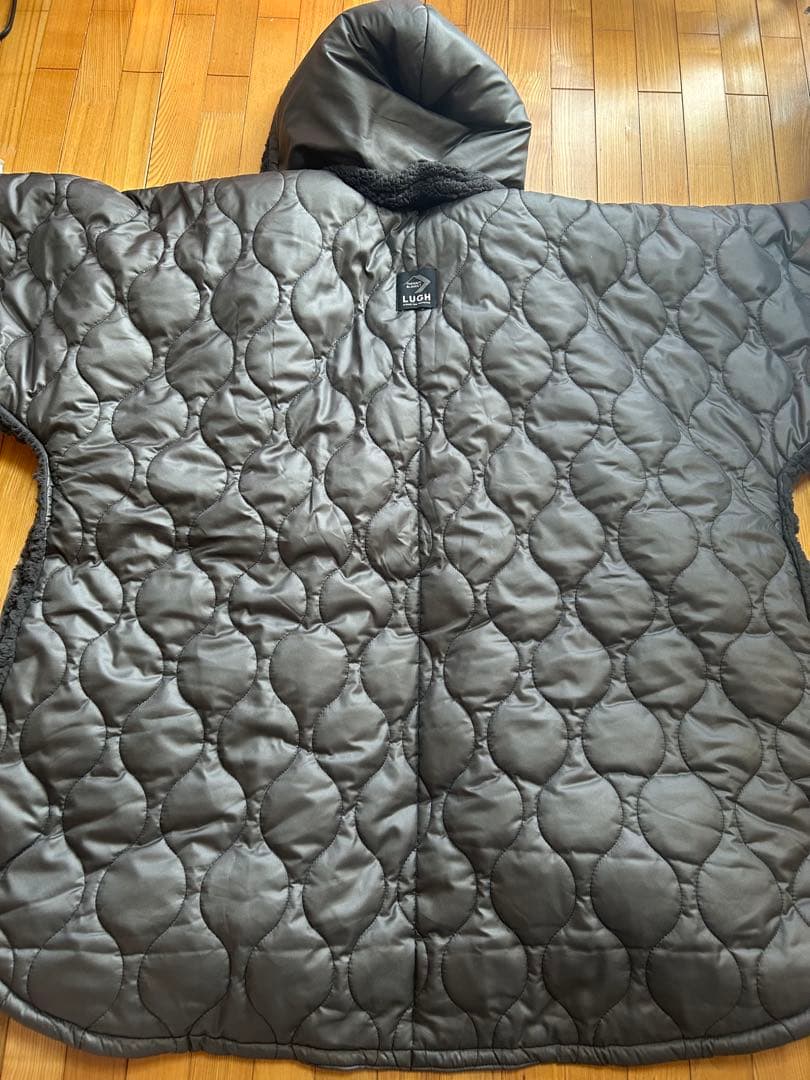 LUGH 着る魔法瓶ブランケット フーディスリーパー ショート