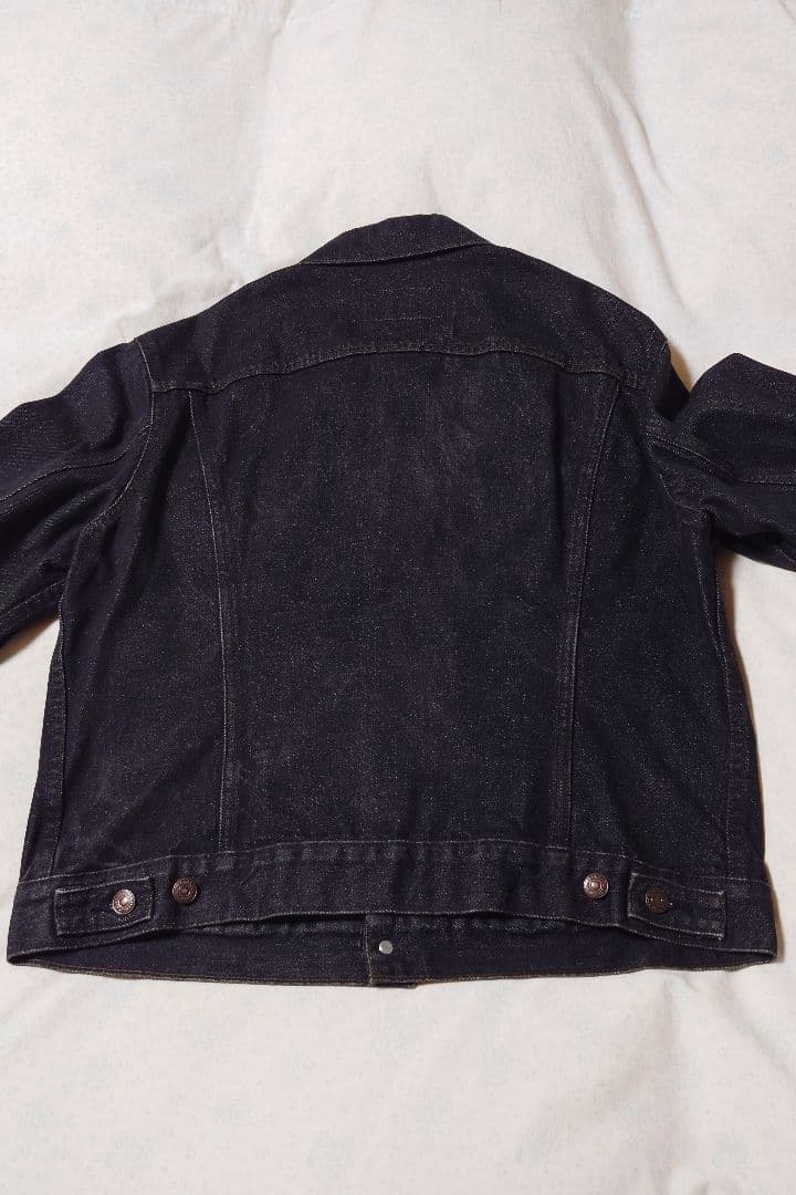 極美品 80s 先染めブラック リーバイス 70506 USA製 44R - メルカリ