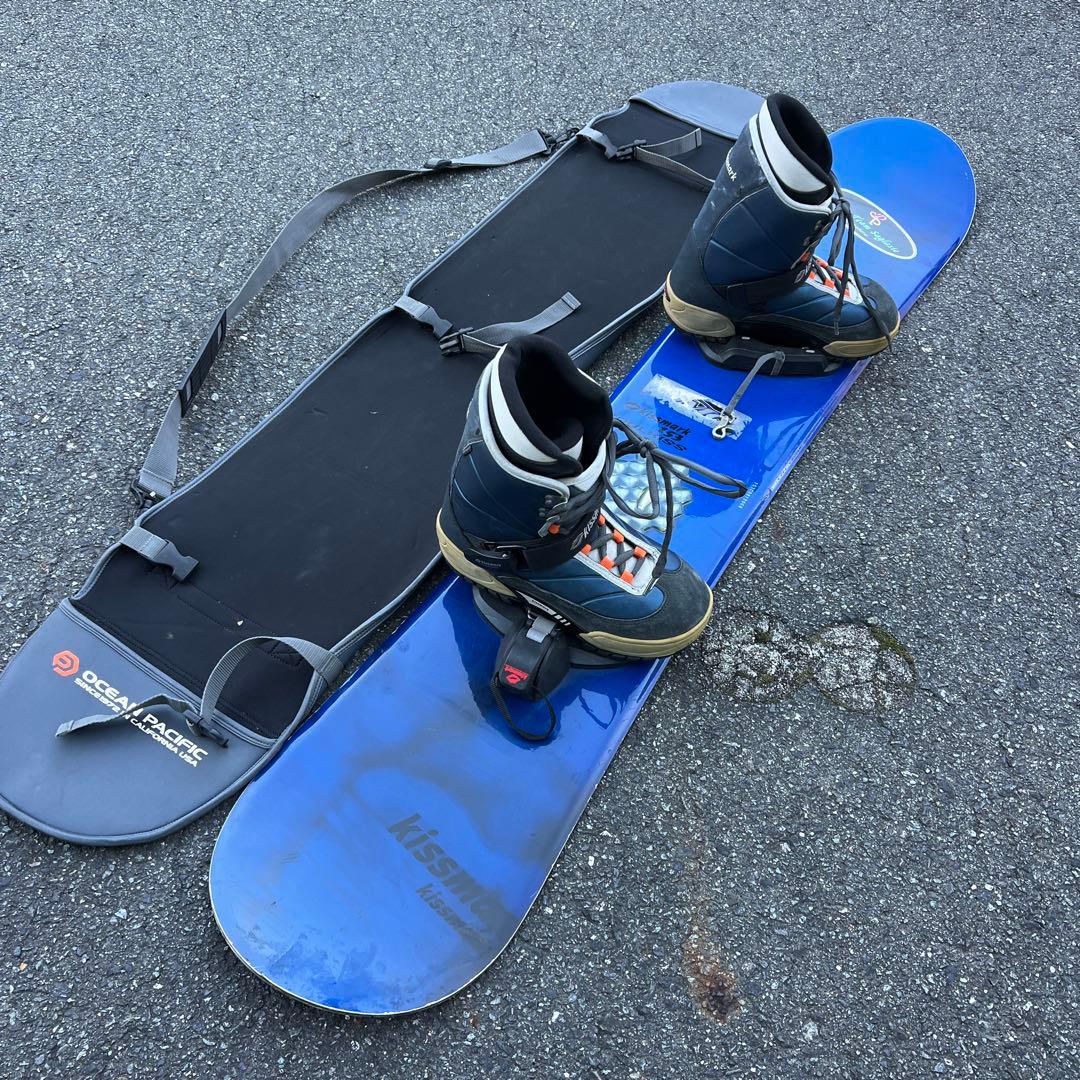 4点セット　Kissmark Board スノーボード　ブーツ26cm KISSMARK (キスマーク) スノーボードブーツ メンズ SIZE 26cm ブラック