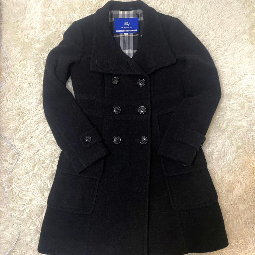 値下げ交渉可】バーバリーロンドンブルーレーベル コート モヘヤ混