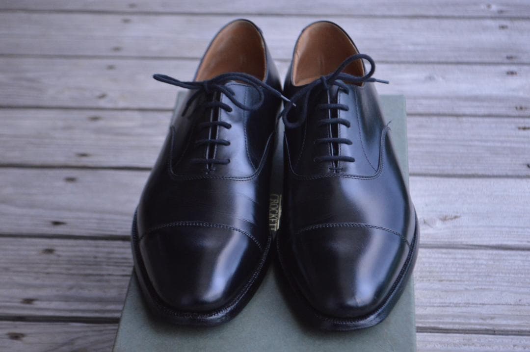 美品　CROCKETT＆JONES　TEMPLE　6.5E　ブラック