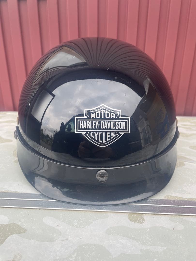中古】ハーレーダビッドソン ハーフヘルメット ブラック M - メルカリ