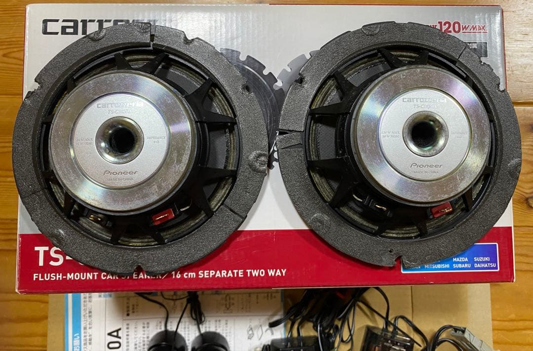 TS ーC1620A セパレート2ウェイ スピーカー カロッツエリア 16