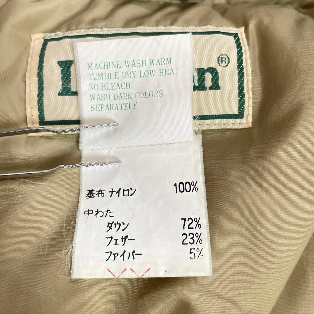 L.L.Bean　90s ダウンベスト　古着　韓国製　S ヴィンテージ