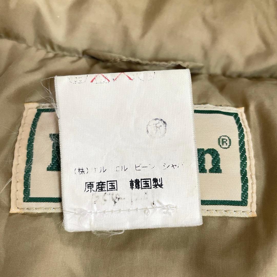 L.L.Bean　90s ダウンベスト　古着　韓国製　S ヴィンテージ