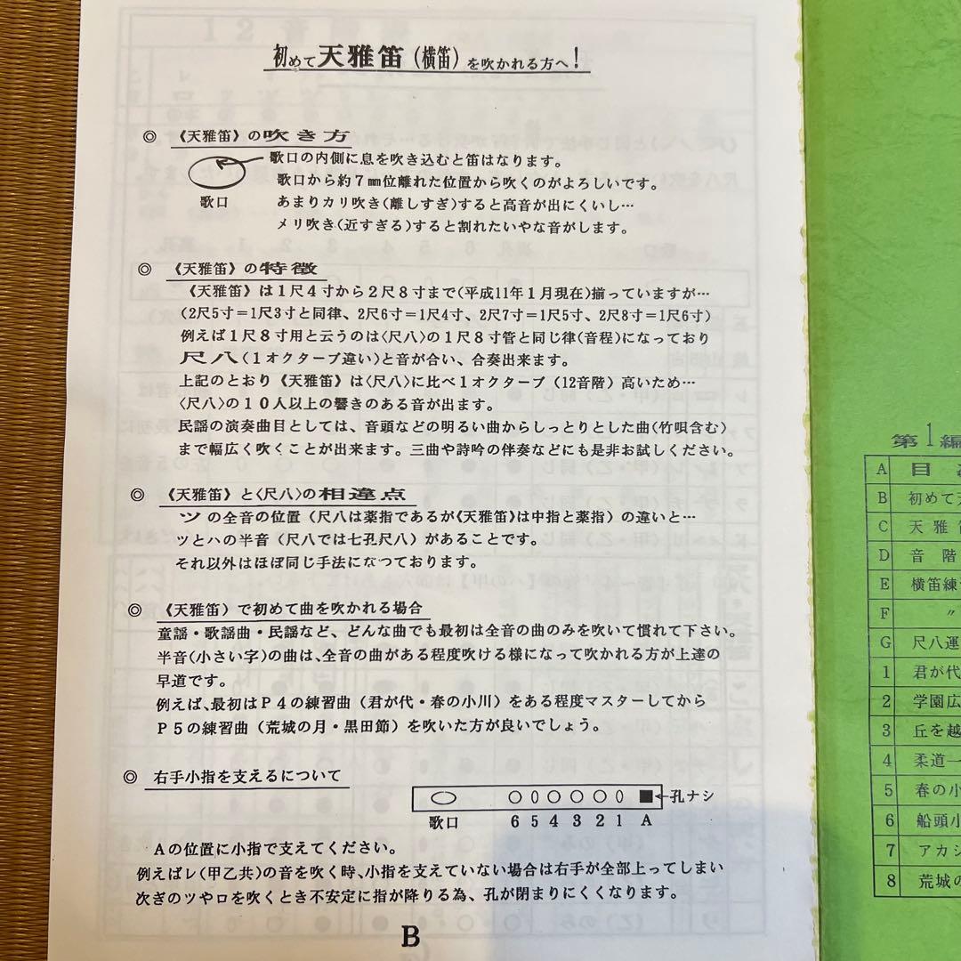 天雅笛 各種5本、蝴蝶篠笛 ロツレチ笛1尺5寸管 1本 合計6本まとめ