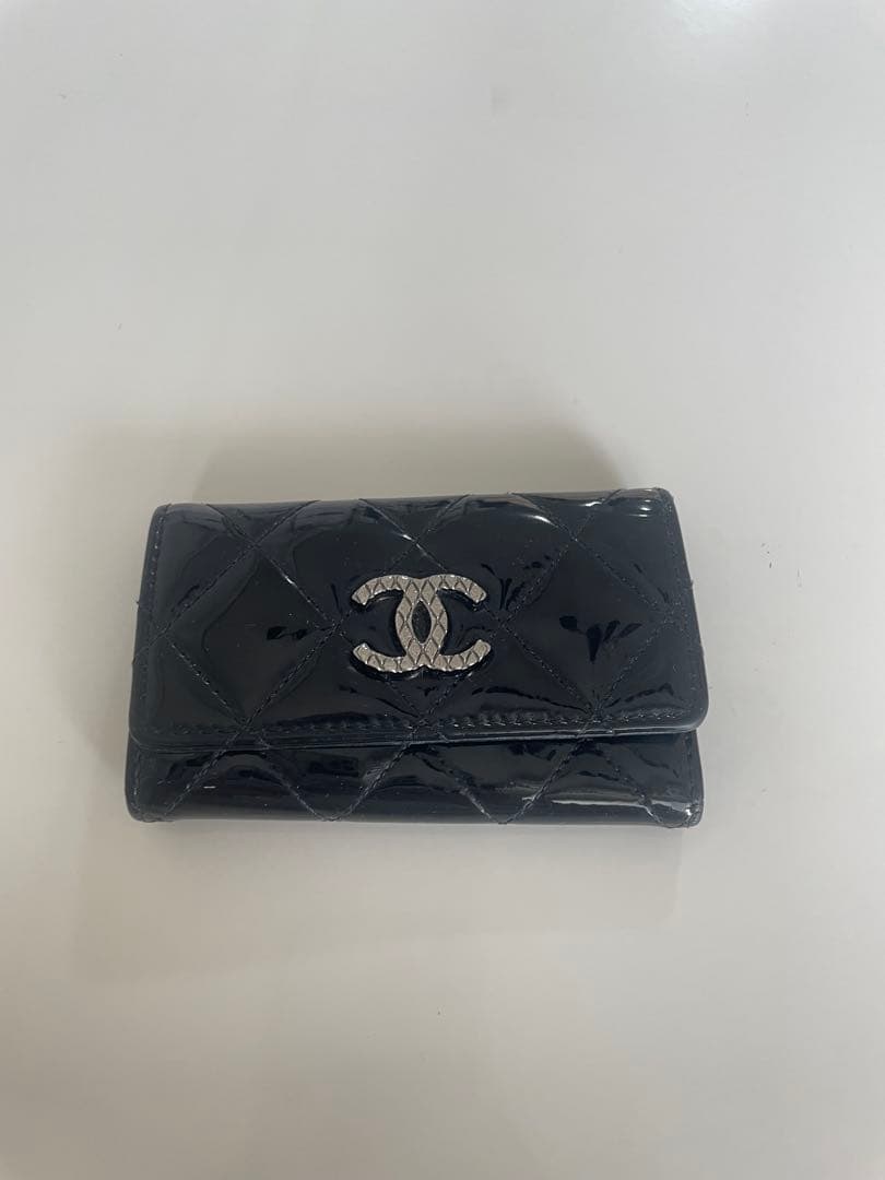 ミッシェル　　CHANEL キルティング ブラックキーケース ミッシェル CHANEL キルティング ブラックキーケース ミッシェル