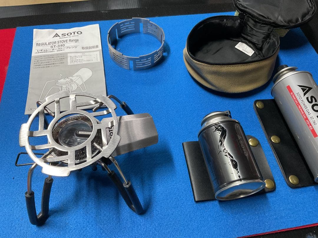 SOTO ST-340新型レギュレーターストーブ未点火保管品+装備品