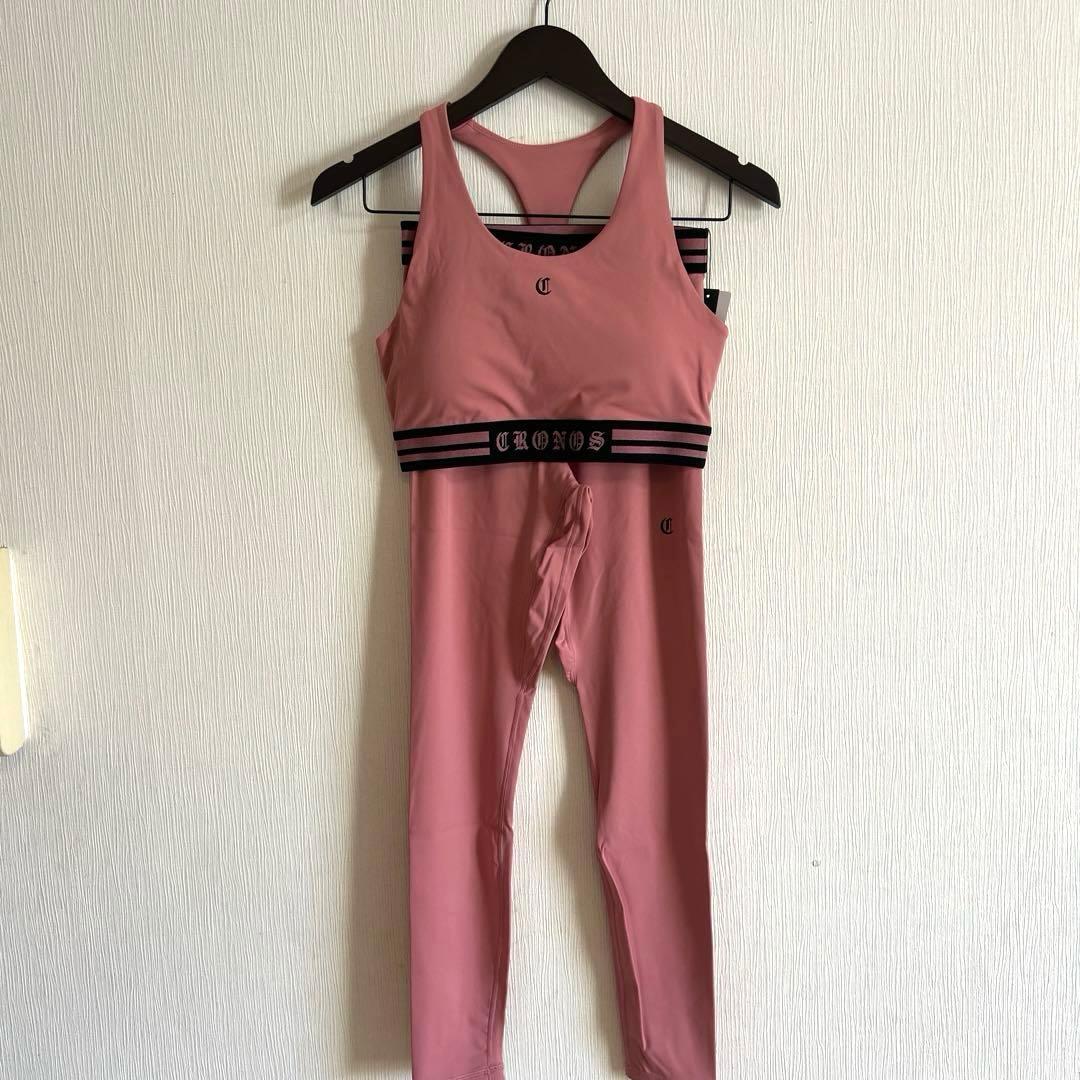 CRONOS クロノス ピンク セットアップ トレーニングウェア