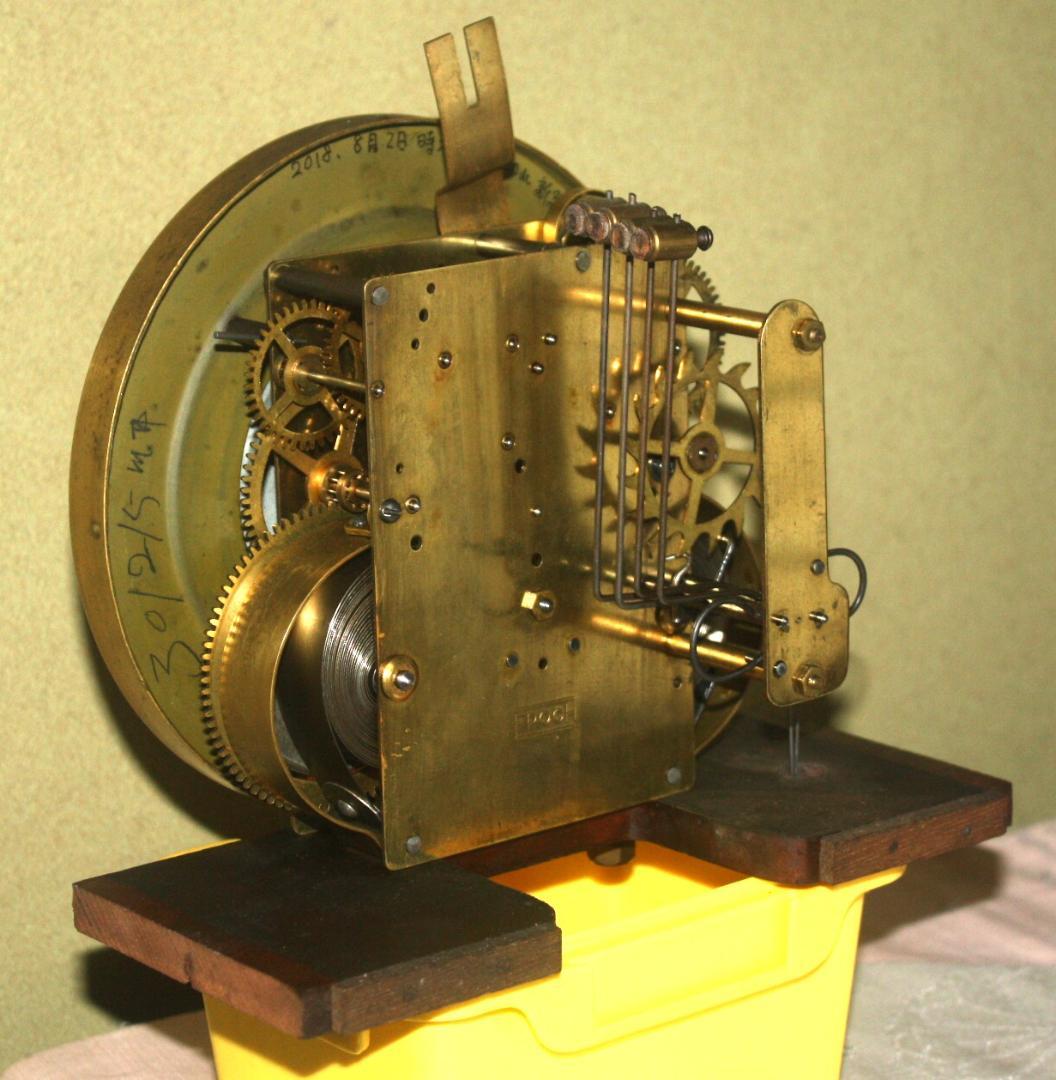 可動品 中型 EPOCH 今津時計 アンティーク 柱時計 掛時計 2打打ち