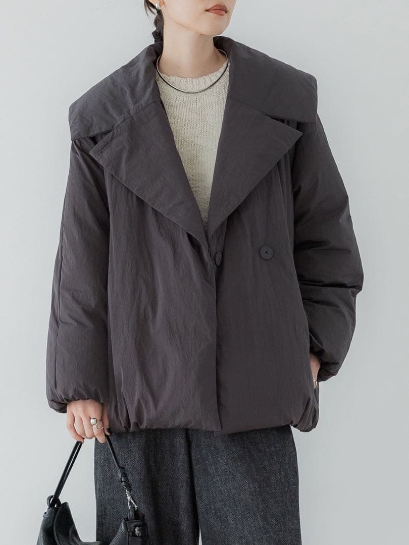 crewre ダブルブレストダウンジャケット - メルカリ