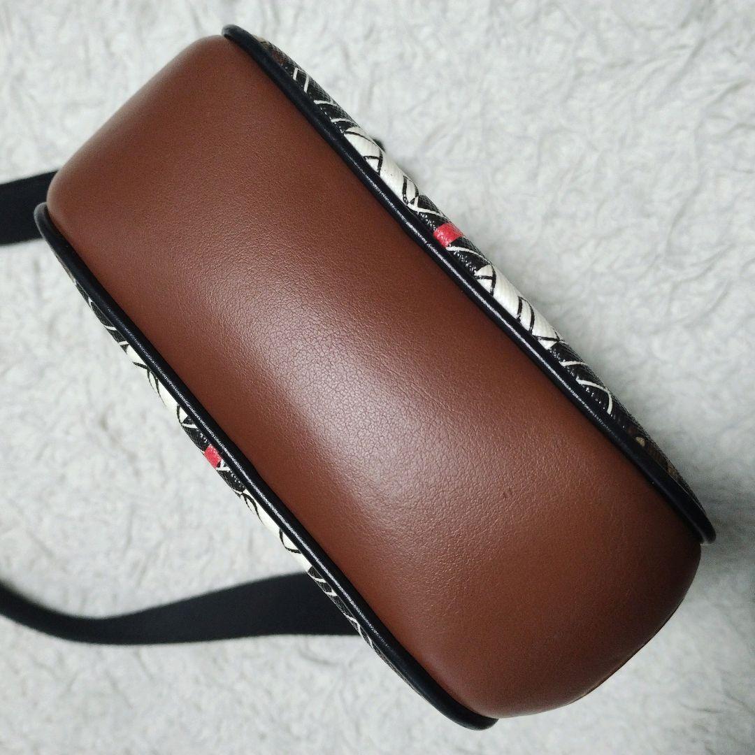 美品】バーバリー ショルダーバッグ PVC 総柄 TBモノグラム ユニ