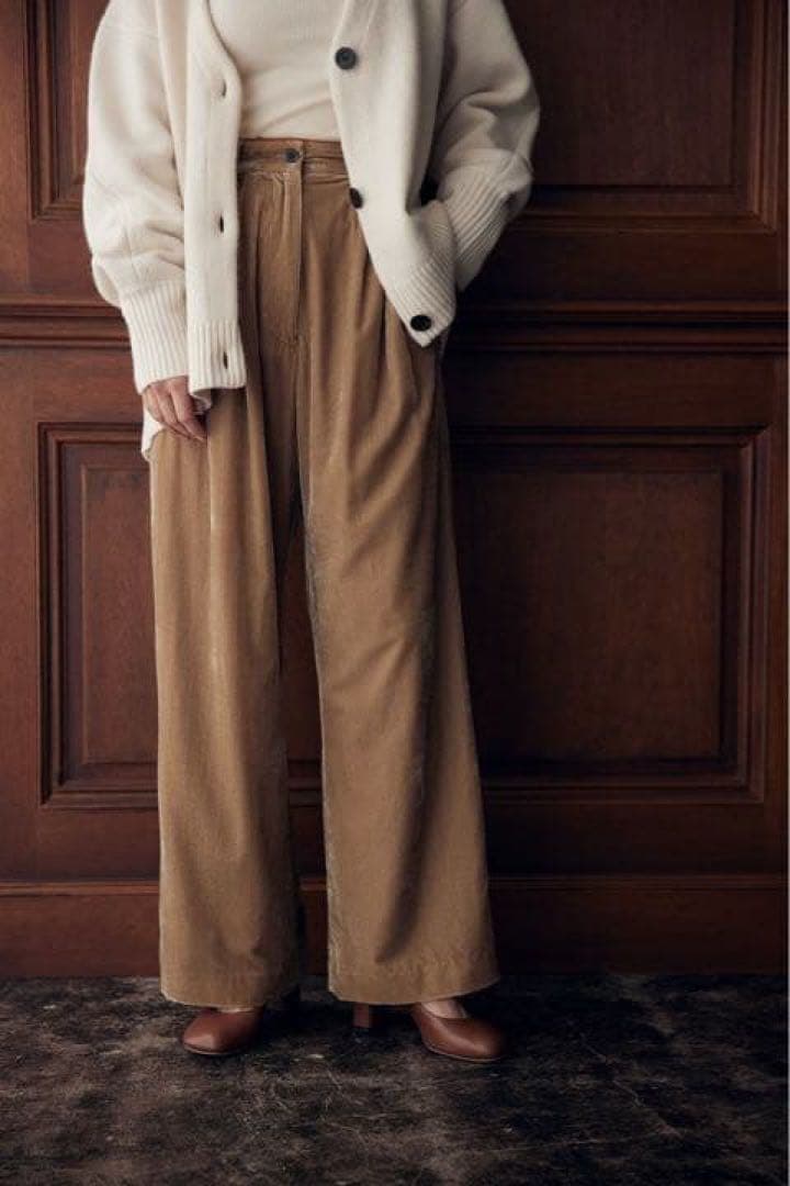 美品】CLANE × 田中みな実COLOR LINE VELOR PANTS - メルカリ