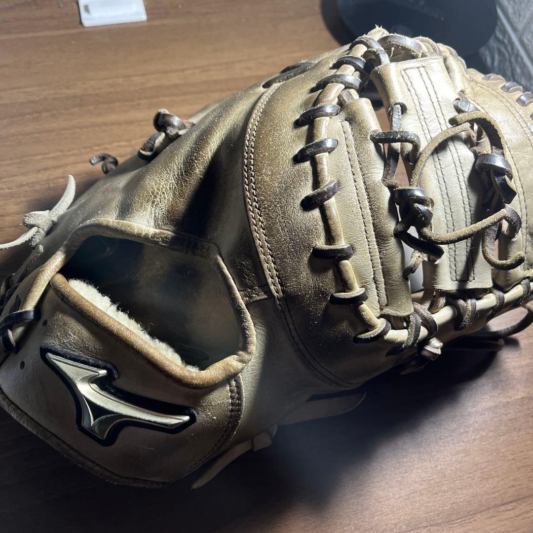 ミズノ 硬式 ファーストミット 一塁手用 キャメル 高校野球 即戦力 グローブ 硬式用【ミズノプロ】Classic【内野手用／サイズ9】|1AJGH34123|グラブ