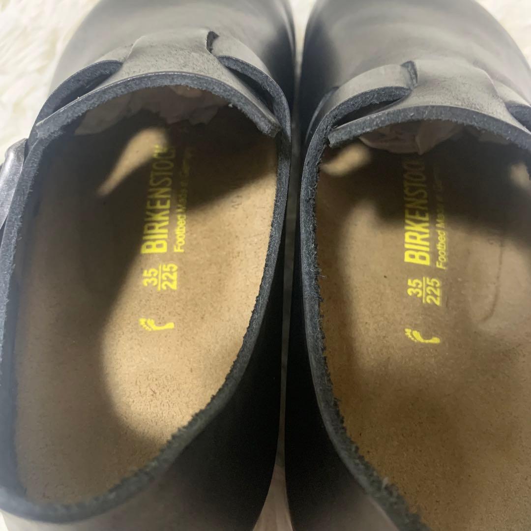 ビルケンシュトック　ロンドン　サボ　レザー　コンフォート　22.5cm 黒