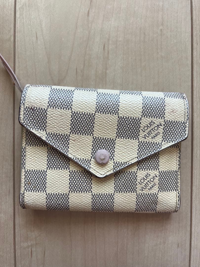 LOUIS VUITTON ダミエ・キャンバス 三つ折り財布 - メルカリ