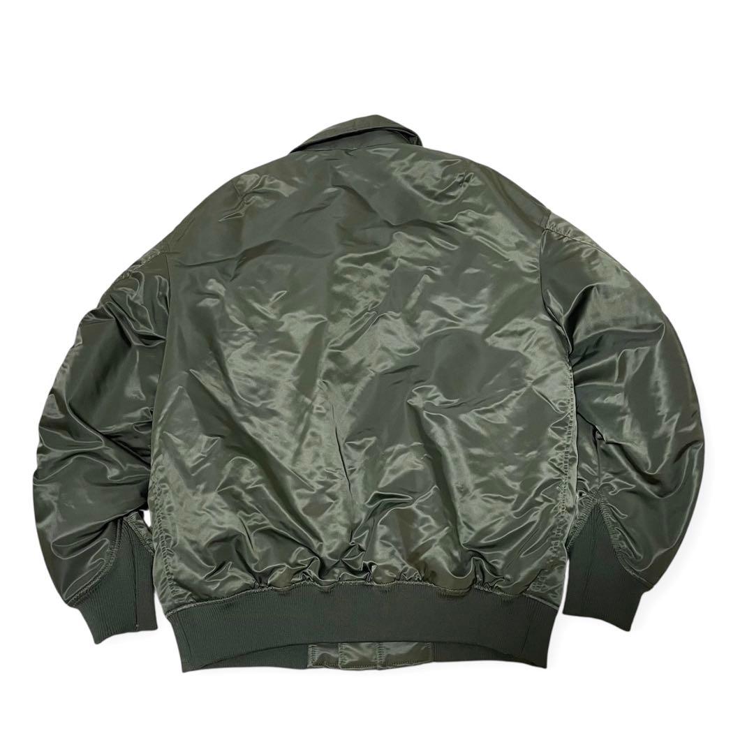 UNIQLO ＋J MA-1 ジャケット ブルゾン グリーン カーキ 襟付き - メルカリ