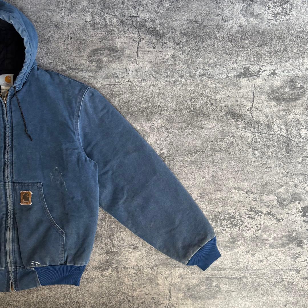 宇*C様 【レア】Carhartt カーハートアクティブジャケットブルーJ68