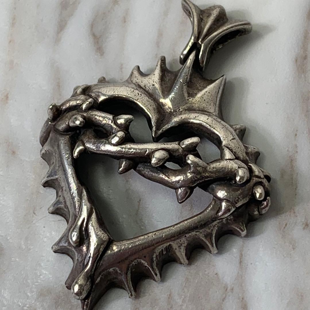 アクセサリー 33.9g KING BABY silver925 heart pendant