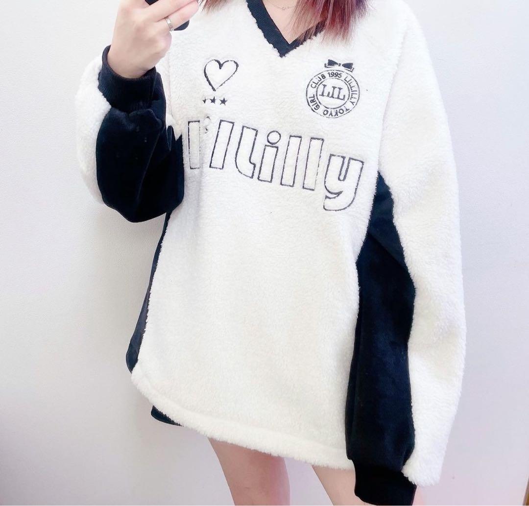 lillilly ユニフォームボアミニワンピ - メルカリ