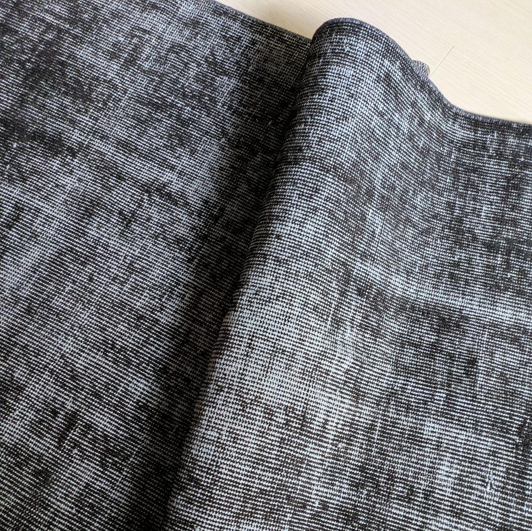 大判ブラックオーバーダイ 濃紺と濃茶 トルコヴィンテージ 86×176