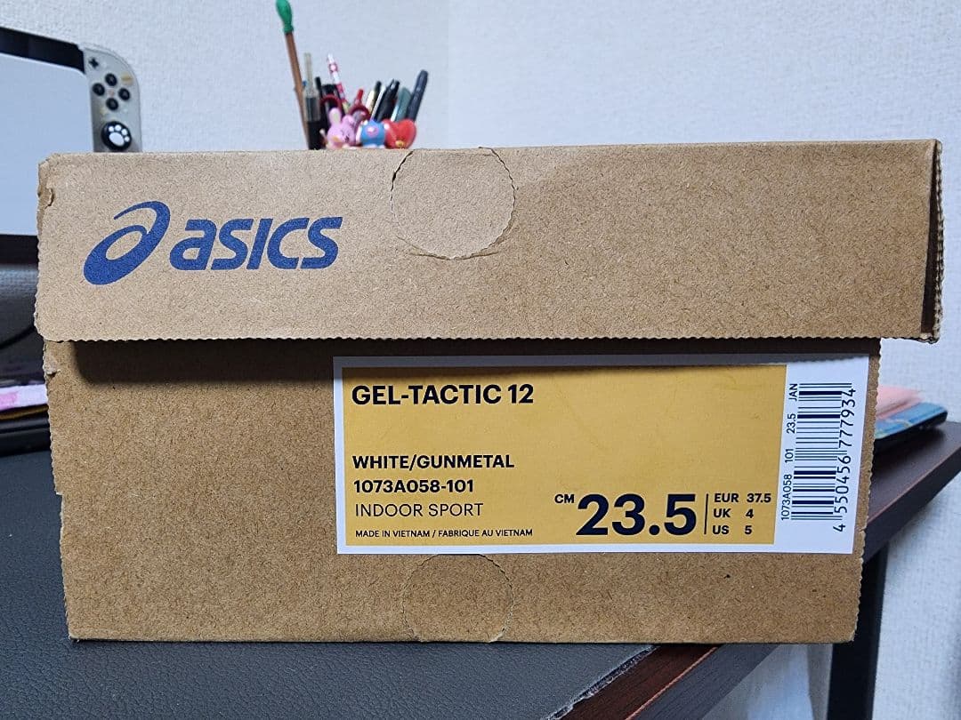 ASICS GEL-TACTIC 12 バレーボールシューズ 23.5cm