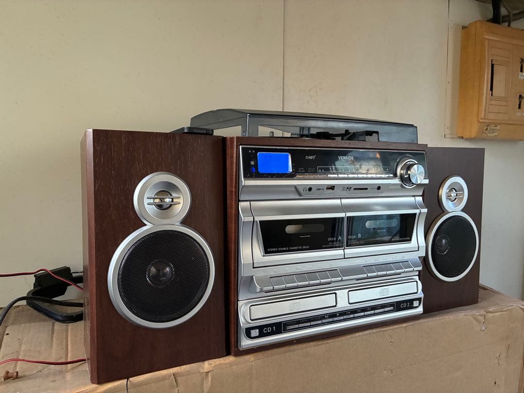 ウッド調 CD・MD・カセットデッキ 本体 スズキ SUZUKI 【ジャンク品】スズキ純正 CD/MD/カセットデッキ 本体