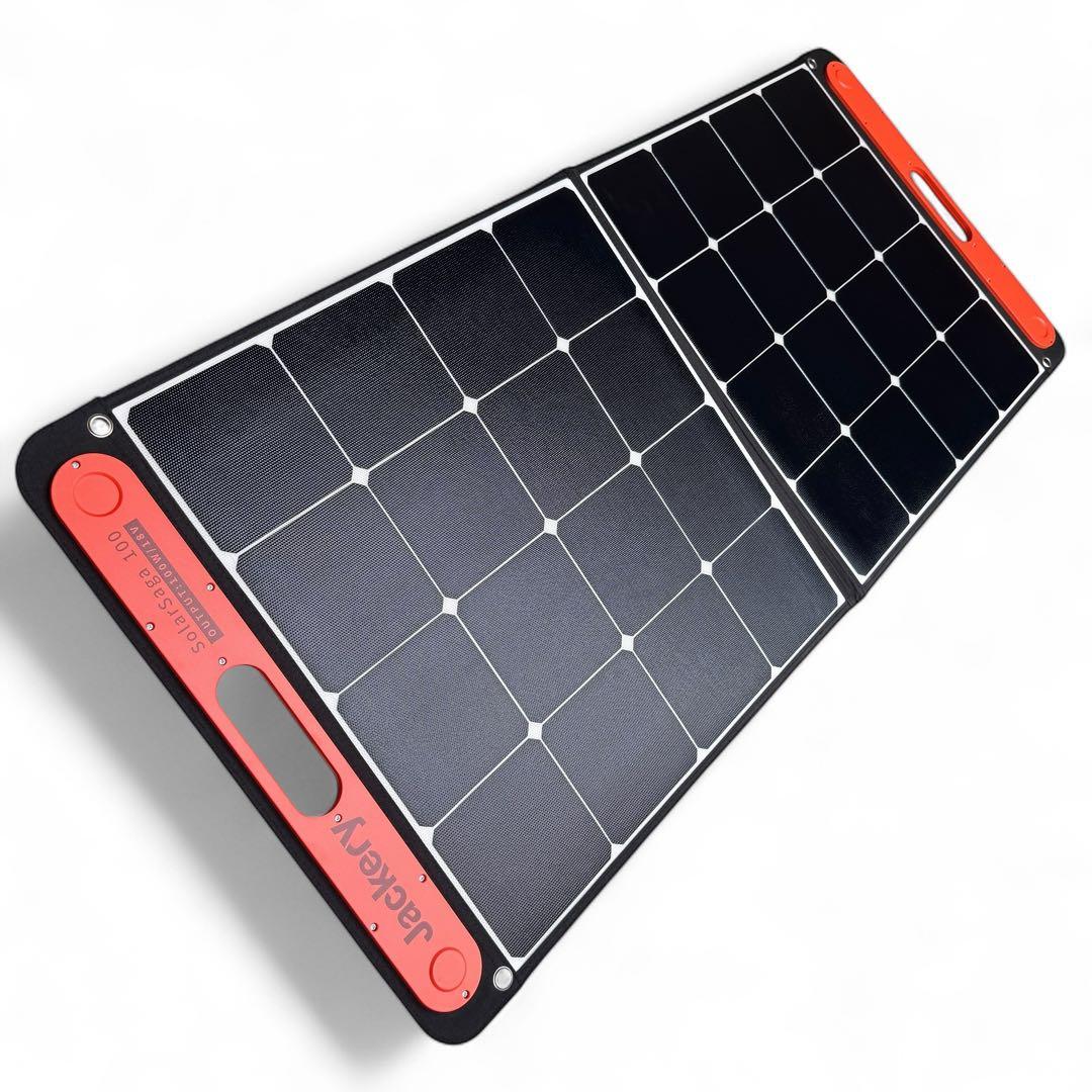 極美品　Jackery ジャクリ　SolarSaga 100　ソーラーパネル レンタル] Jackery(ジャクリ) SolarSaga 100W ソーラーパネル - Rentio