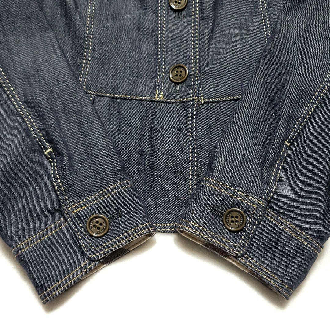 美品 BURBERRY デニムジャケット メガチェック 大きいサイズ