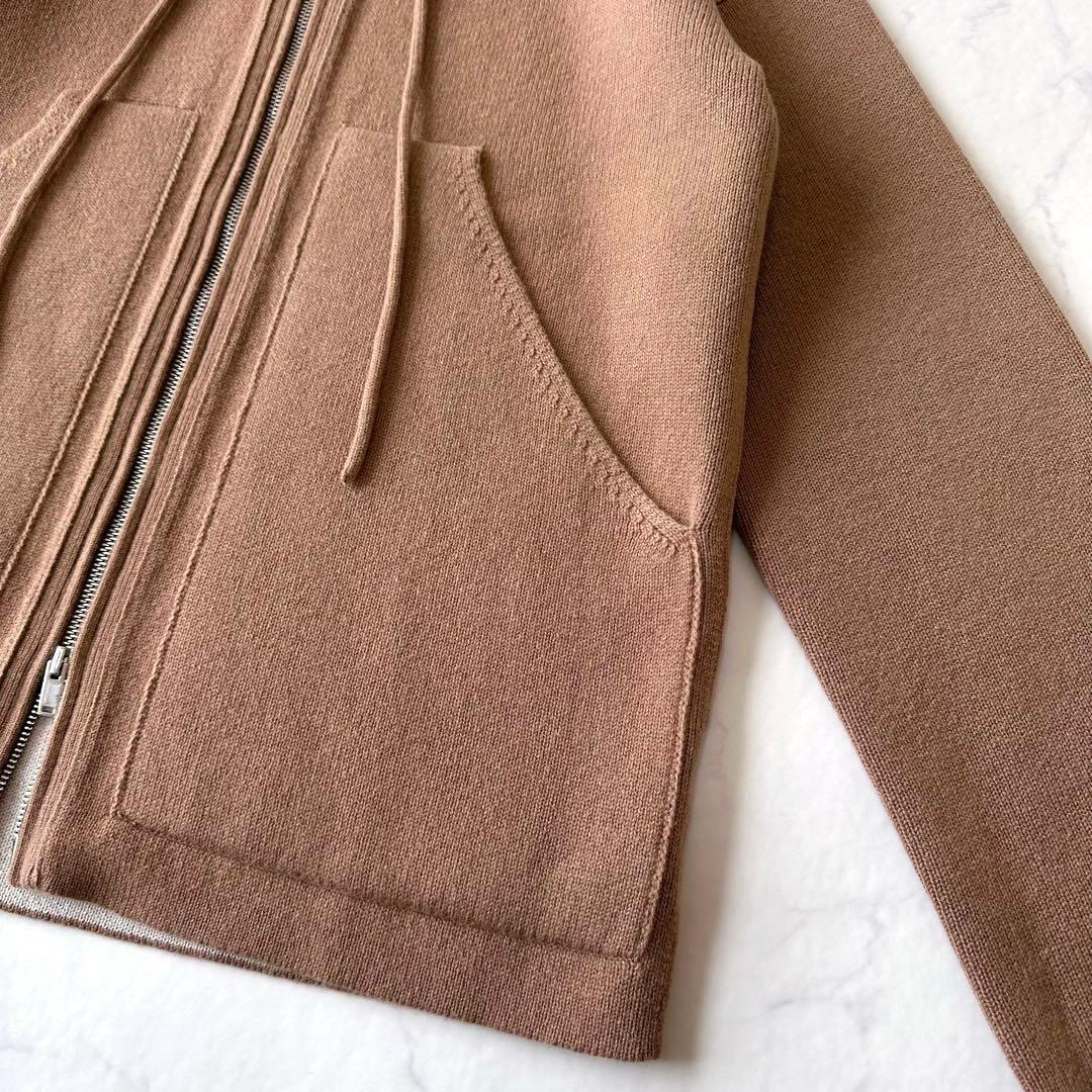 完売品 美品Theory セオリー ダブルフェイスニットフーディー カシミヤ