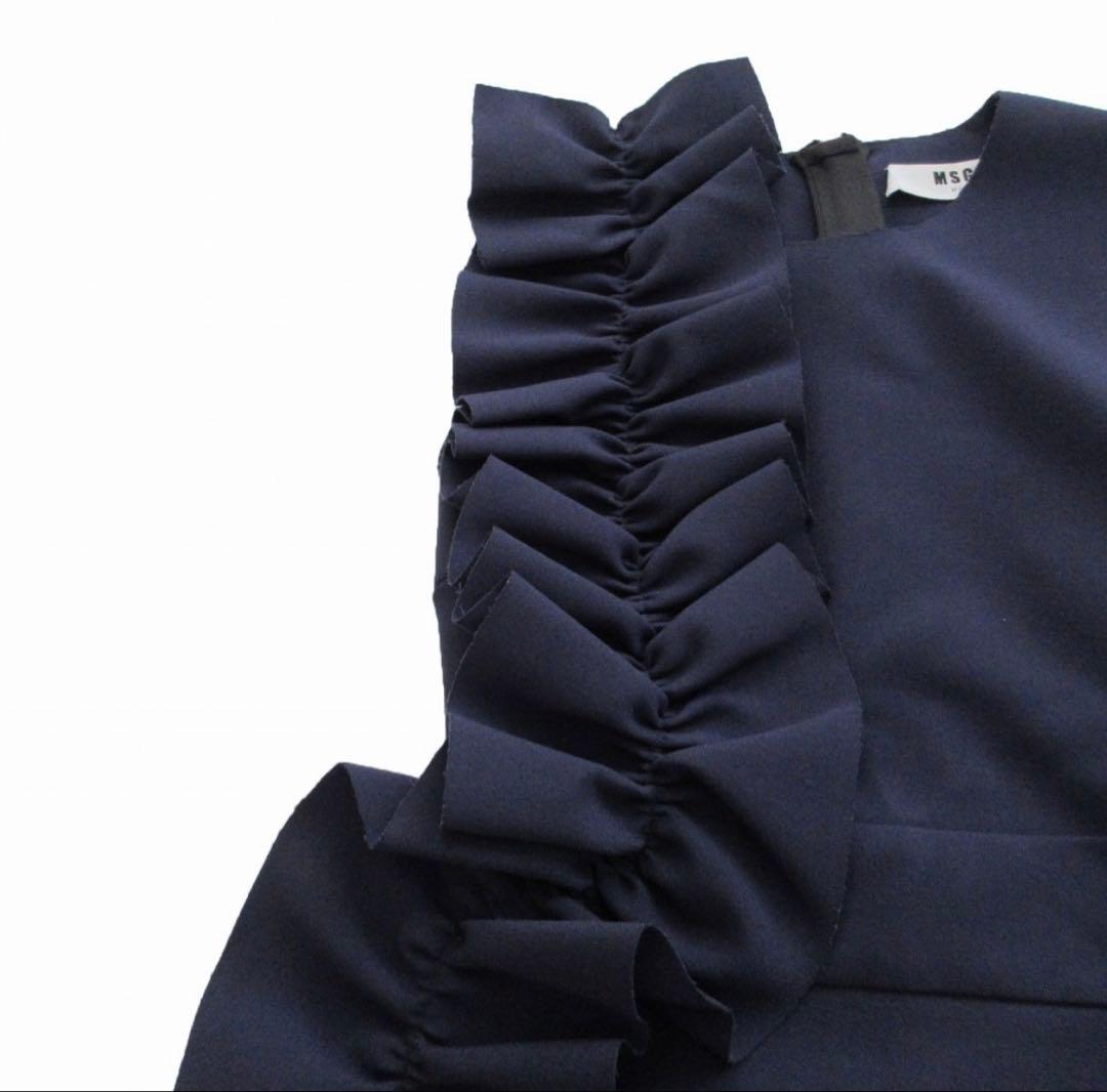 短期間出品・処分価格！美品・MSGM フリルワンピース IT42 - メルカリ