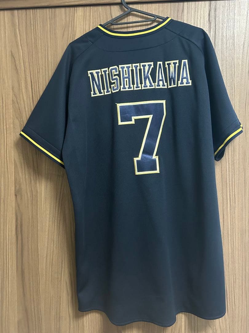 オリックスバファローズ 西川龍馬 ビジターユニフォーム Oサイズ