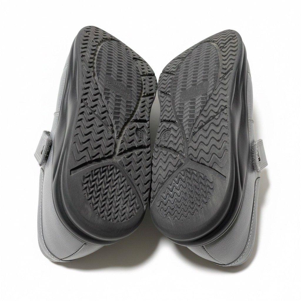 Finn Comfort ウォーキングシューズ ベルクロ ハドソン グレー - メルカリ