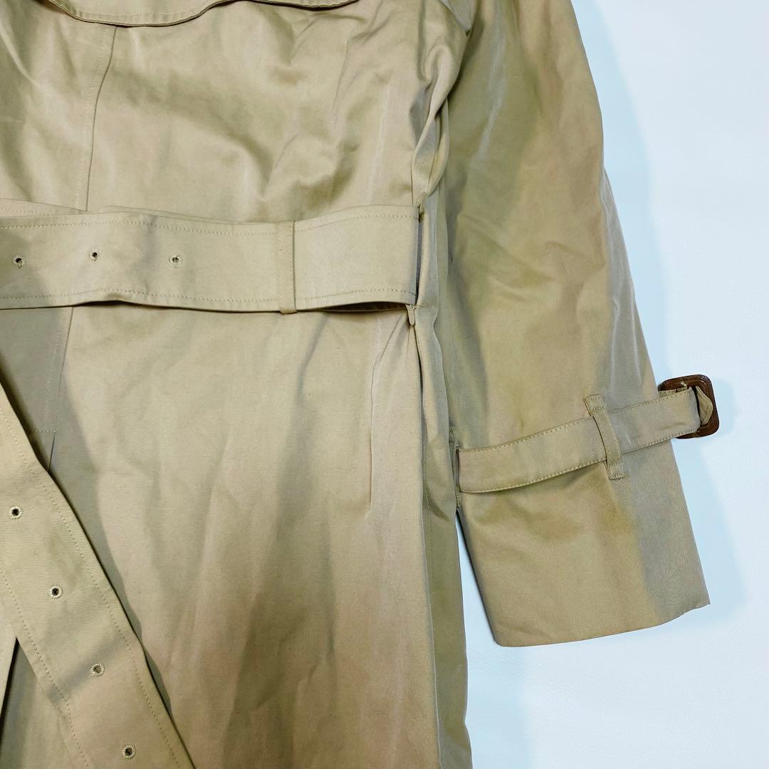 BURBERRY ステンカラーコート ベルト ノバチェック ハニーベージュ