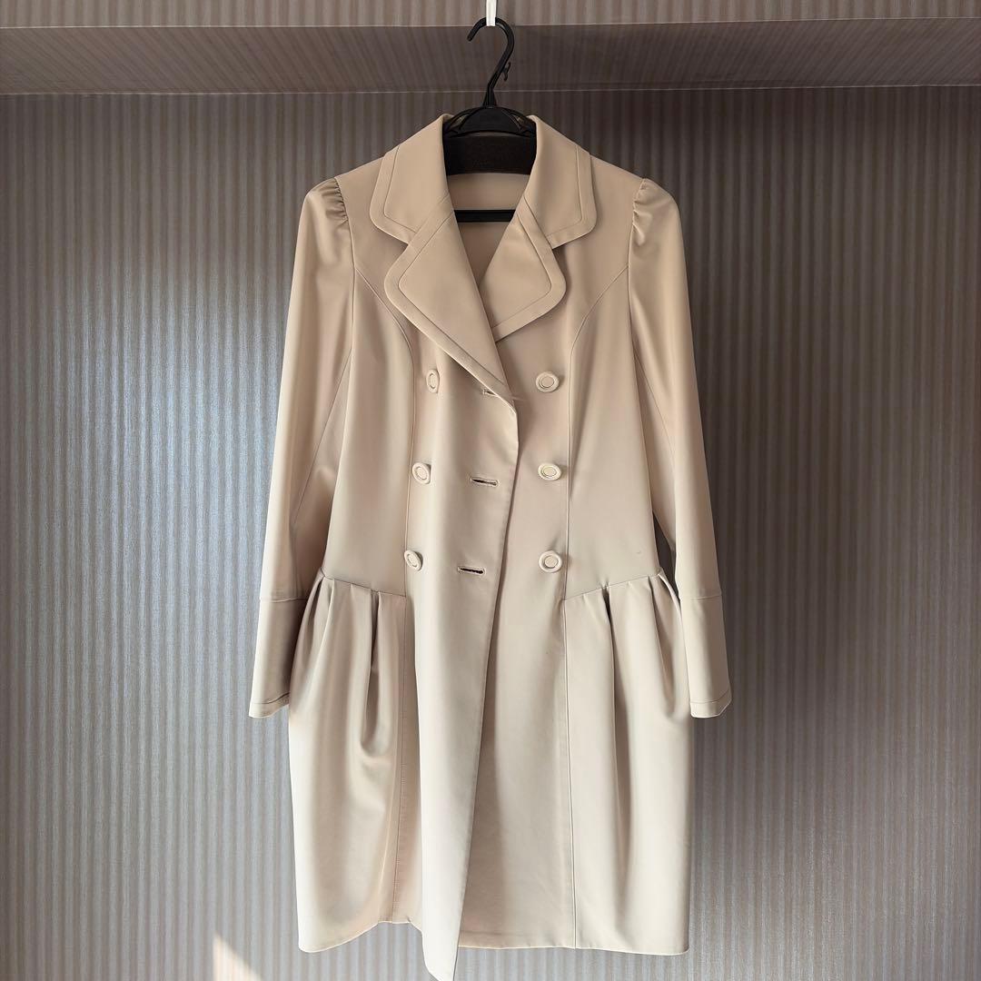 FOXEY NEW YORK ベージュ トレンチコート 38 - メルカリ