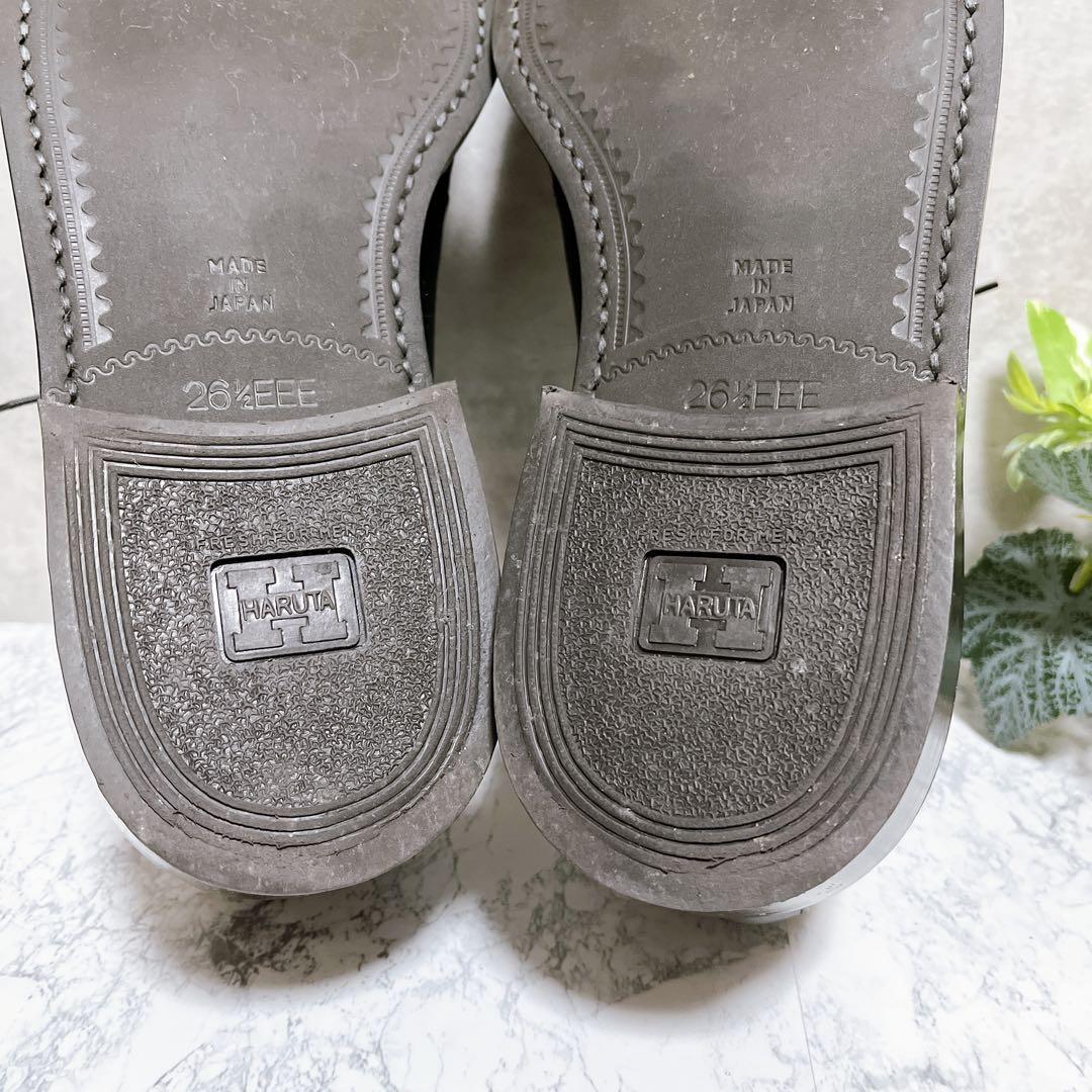 極美品【HARUTA ハルタ】ドレスシューズ 革靴 26.5cm 黒 フォーマル