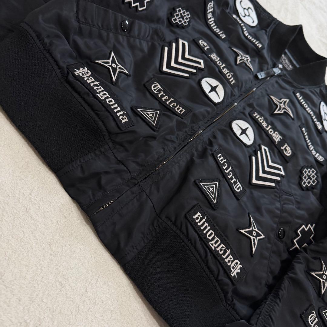 マルセロバーロン×アルファ MA-1 ボンバージャケット ワッペン